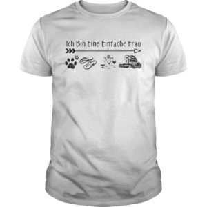 Ich Bin Eine Einfache Frau Dogs Wine Flip Flop TShirt