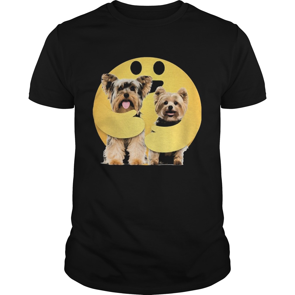Icon hug yorkie dog shirt Icon hug yorkie dog shirt