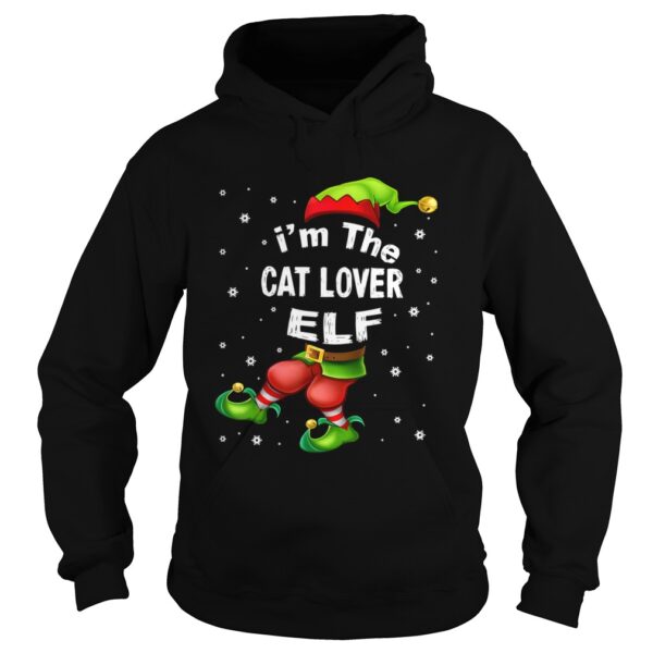 Im The Cat Lover Elf Christmas shirt