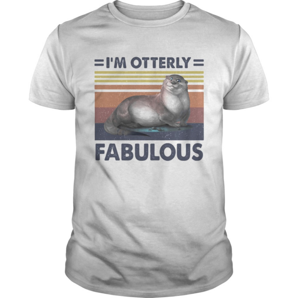 Im otterly fabulous vintage retro shirt