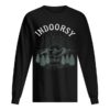 Indoorsy Men Women Ironic Christmas shirt