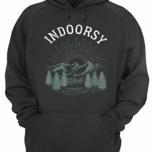 Indoorsy Men Women Ironic Christmas shirt 3