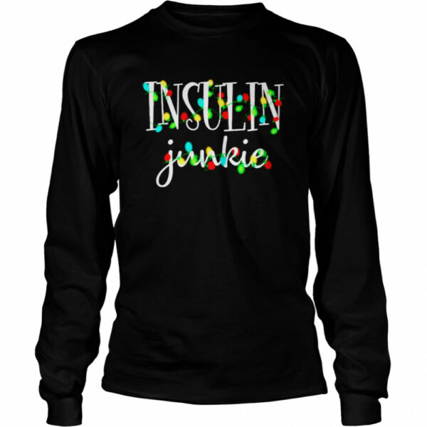 Insulin Junkie Diabetes lights Christmas shirt