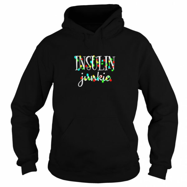 Insulin Junkie Diabetes lights Christmas shirt