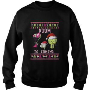 Invader Zim Doom Doom Is Coming Christmas shirt 3