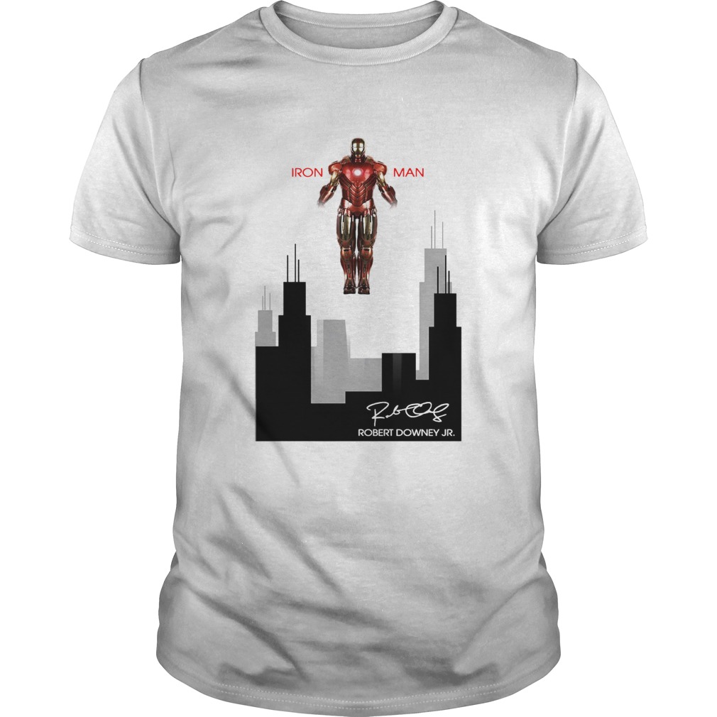 Iron man Robert Downey Jr Signature Stark industries shirt Iron man Robert Downey Jr Signature Stark industries shirt