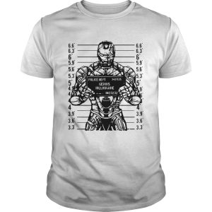 Iron man police dept genius billionaire shirt