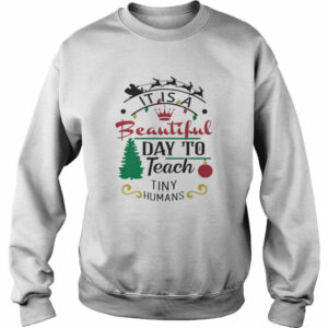 It Is A Beautiful Day To Teach Tiny Humans Christmas shirt