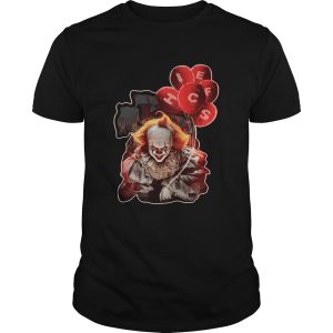 It Pennywise holding balloon Kansas City Chiefs shirt