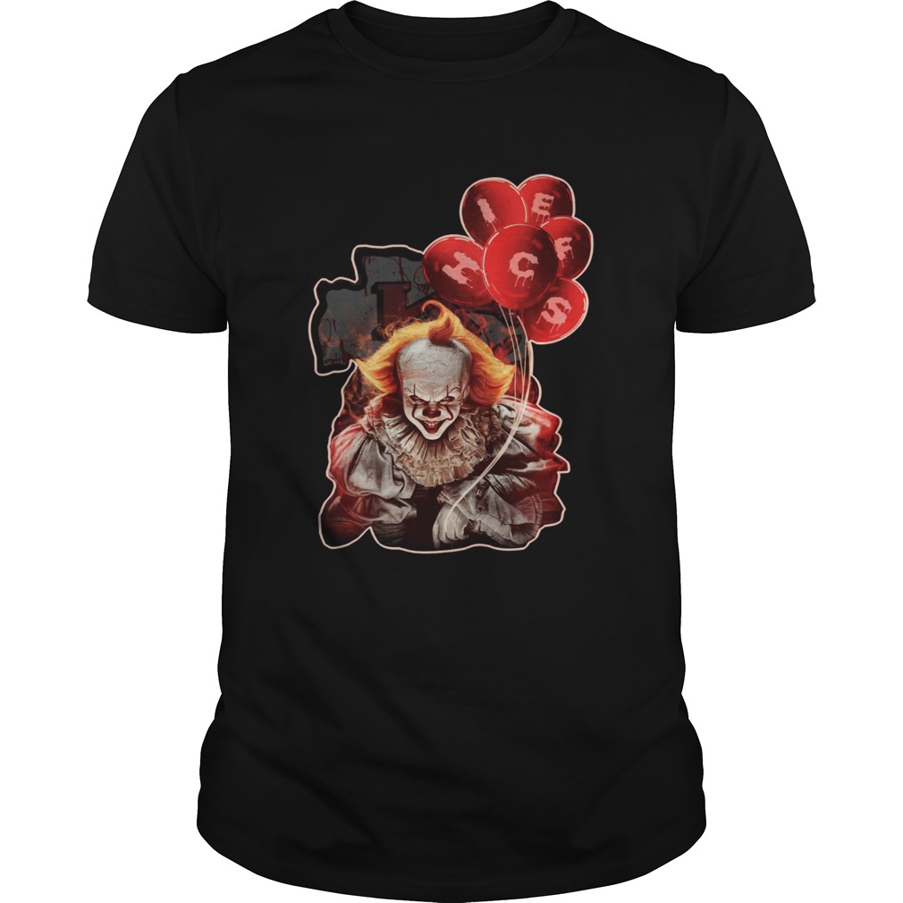 It Pennywise holding balloon Kansas City Chiefs shirt It Pennywise holding balloon Kansas City Chiefs shirt