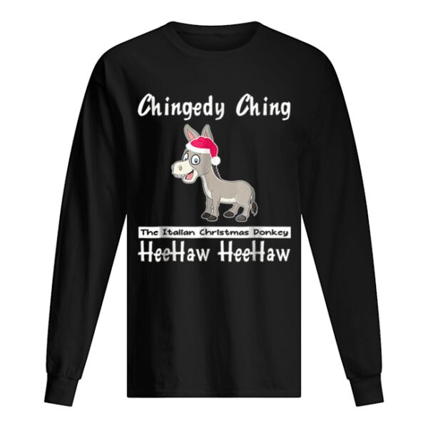 Italian Christmas Donkey American Italian Xmas Gift shirt