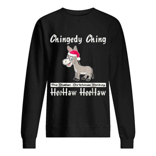 Italian Christmas Donkey American Italian Xmas Gift shirt