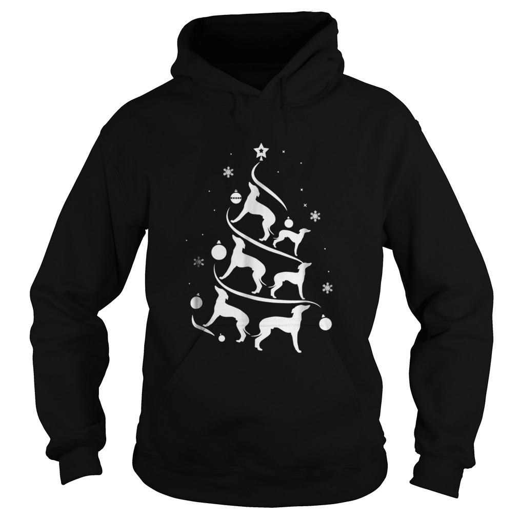 Italian Greyhound Christmas Tree Dog Lover shirt Italian Greyhound Christmas Tree Dog Lover shirt