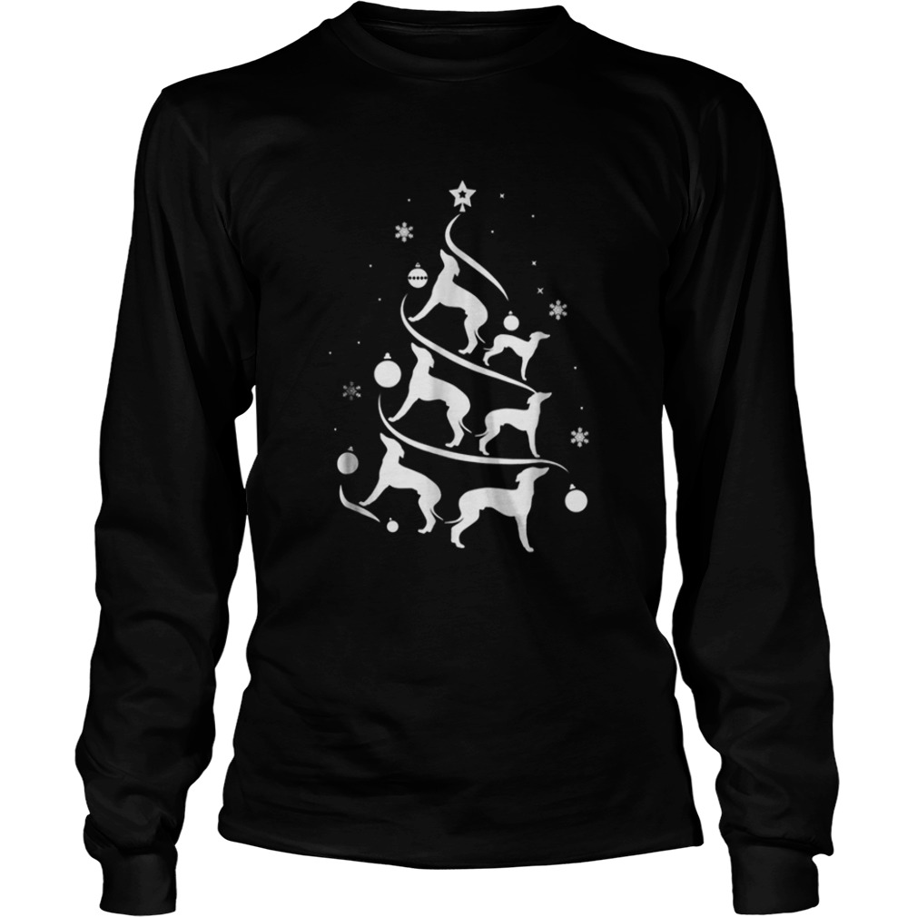 Italian Greyhound Christmas Tree Dog Lover shirt Italian Greyhound Christmas Tree Dog Lover shirt