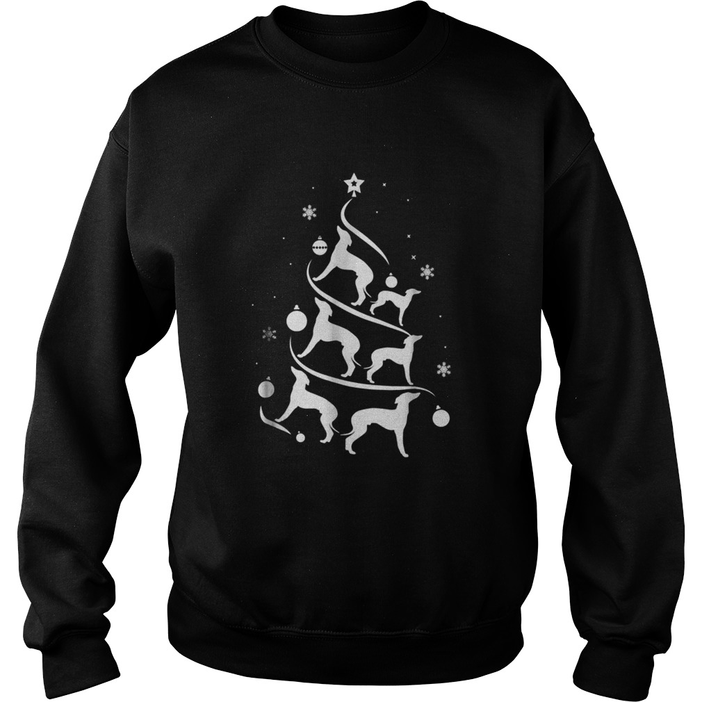 Italian Greyhound Christmas Tree Dog Lover shirt Italian Greyhound Christmas Tree Dog Lover shirt