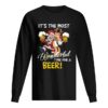 It’s The Most Wonderful Time For A Beer Santa Xmas shirt