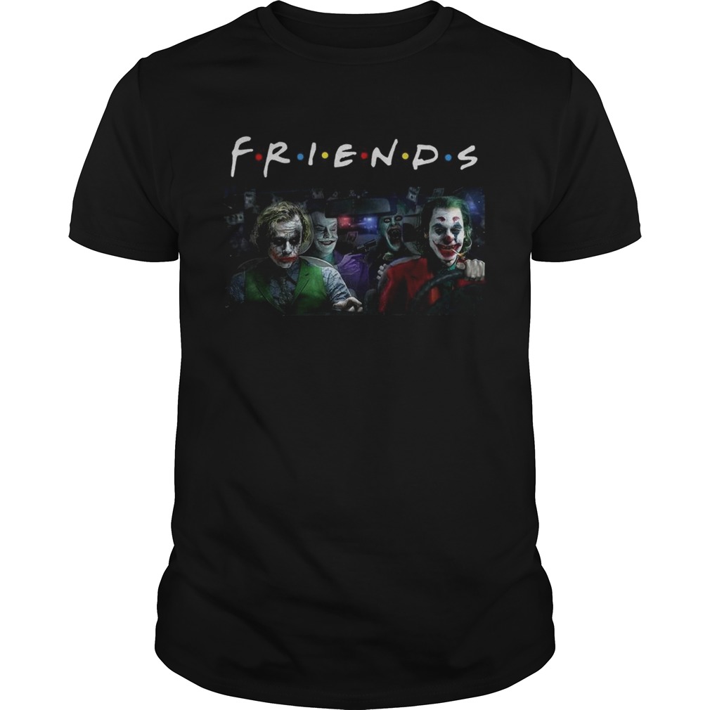 Jack Nicholson Heath Ledger Jared Leto and Joaquin Phoenix friends tv show shirt Jack Nicholson Heath Ledger Jared Leto and Joaquin Phoenix friends tv show shirt