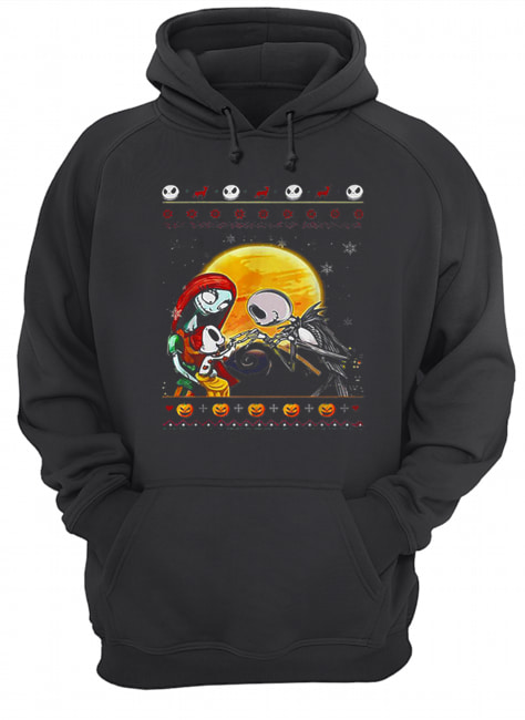 Jack Skellington and Sally ugly Christmas shirt Jack Skellington and Sally ugly Christmas shirt