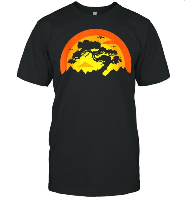 Japanese bonsai sunset Japan culture anime Shirt