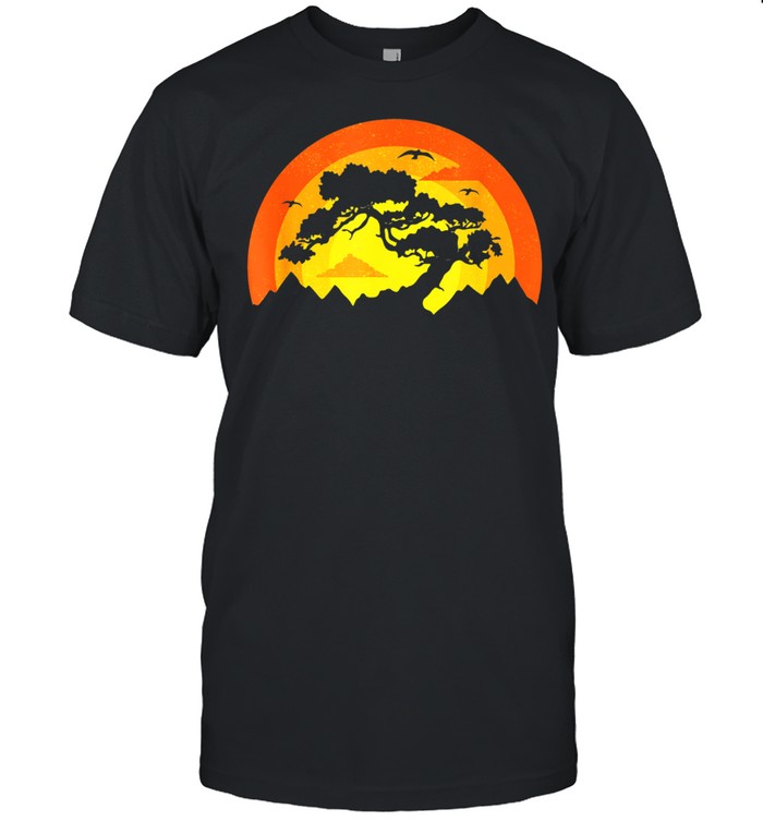 Japanese bonsai sunset Japan culture anime Shirt Japanese bonsai sunset Japan culture anime Shirt