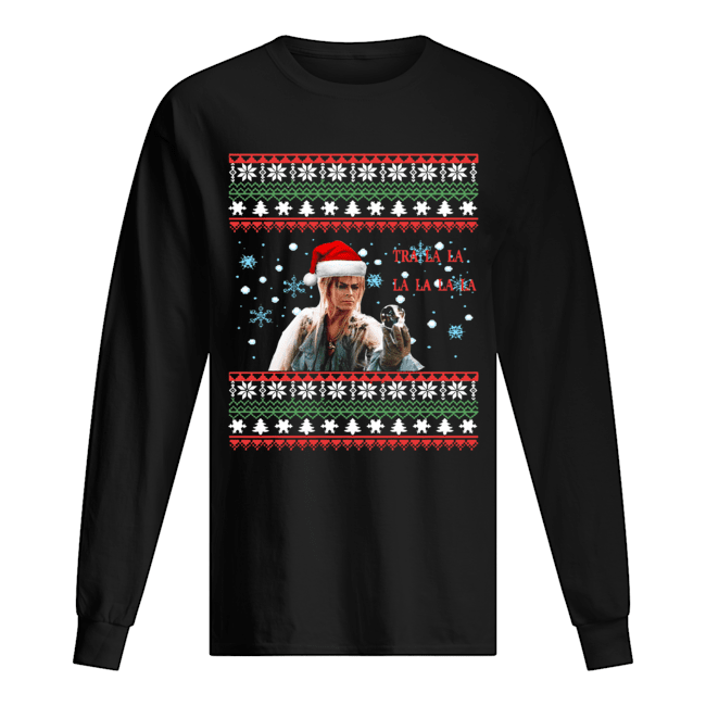 Jareth Labyrinth Tra La La La La La La Ugly Christmas shirt Jareth Labyrinth Tra La La La La La La Ugly Christmas shirt