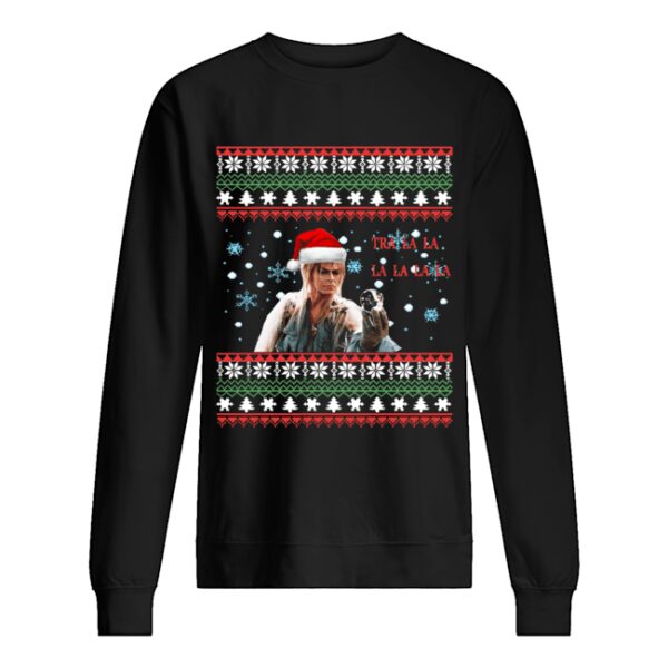Jareth Labyrinth Tra La La La La La La Ugly Christmas shirt