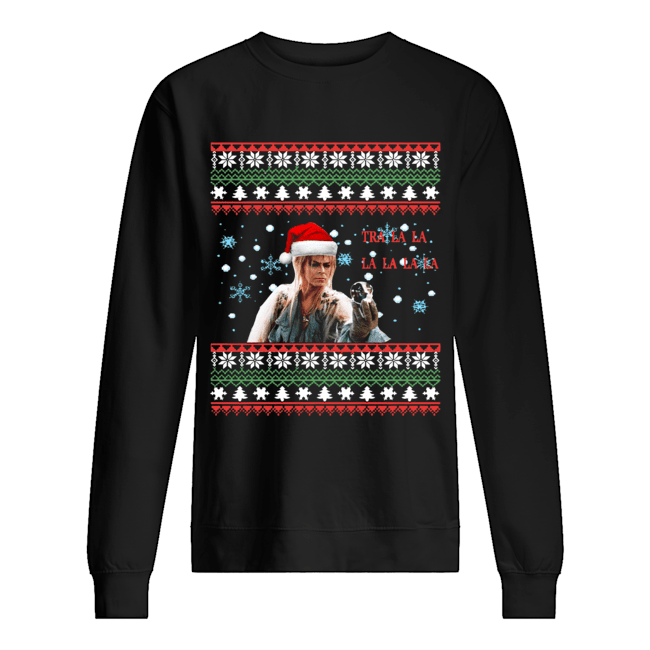 Jareth Labyrinth Tra La La La La La La Ugly Christmas shirt Jareth Labyrinth Tra La La La La La La Ugly Christmas shirt