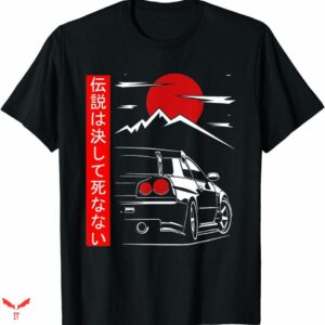 Jdm Car T-shirt Japan Anime Style