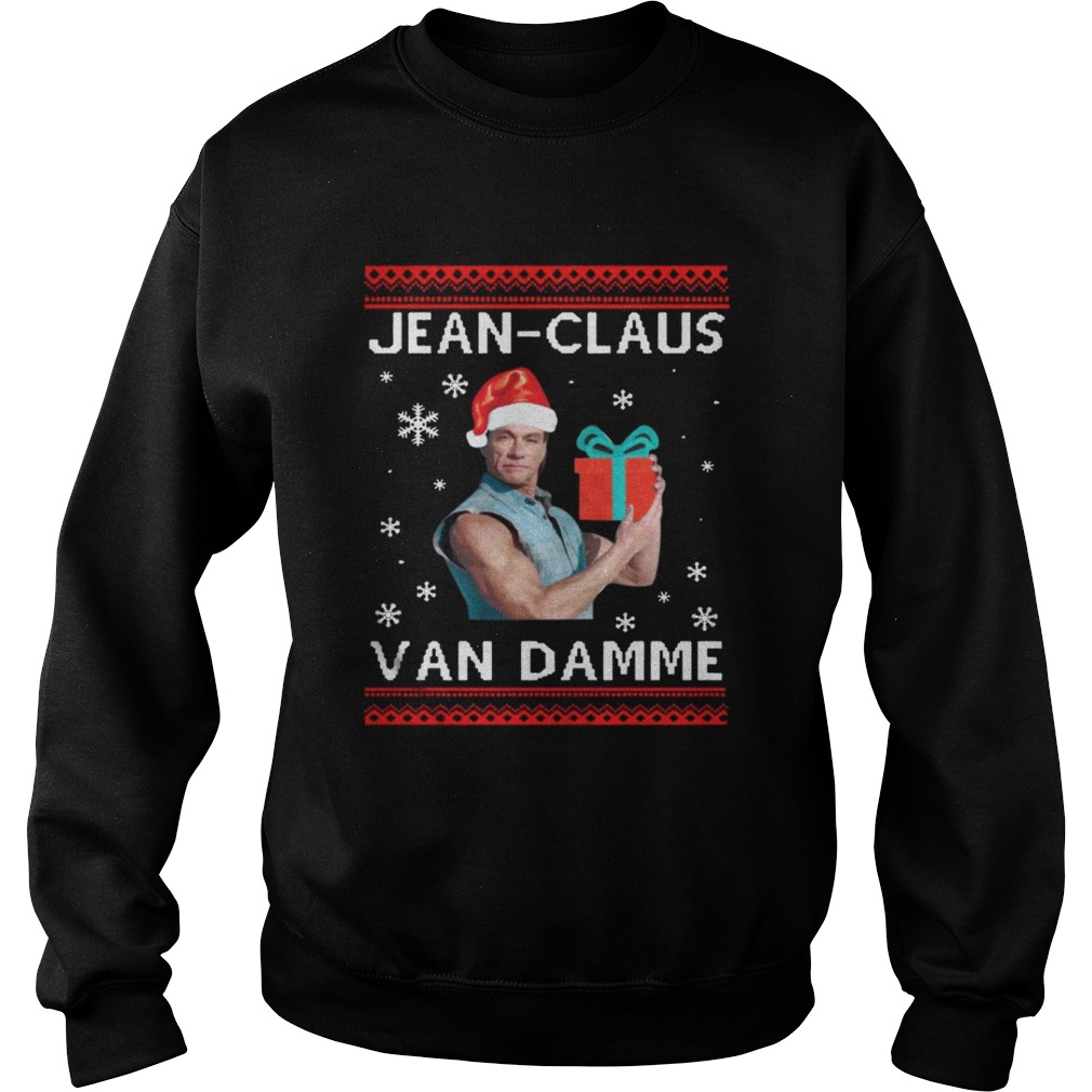 Jean claus Van Damme Christmas sweat shirt Jean claus Van Damme Christmas sweat shirt