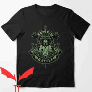 Jesus Won T-shirt Jesus Won Battle T-shirt