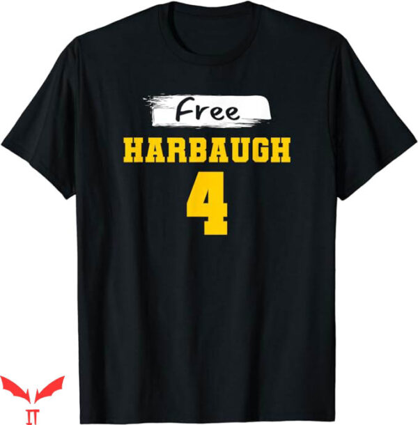 Jim Harbaugh T-Shirt Harbaugh 4 Fall Season T-Shirt NFL