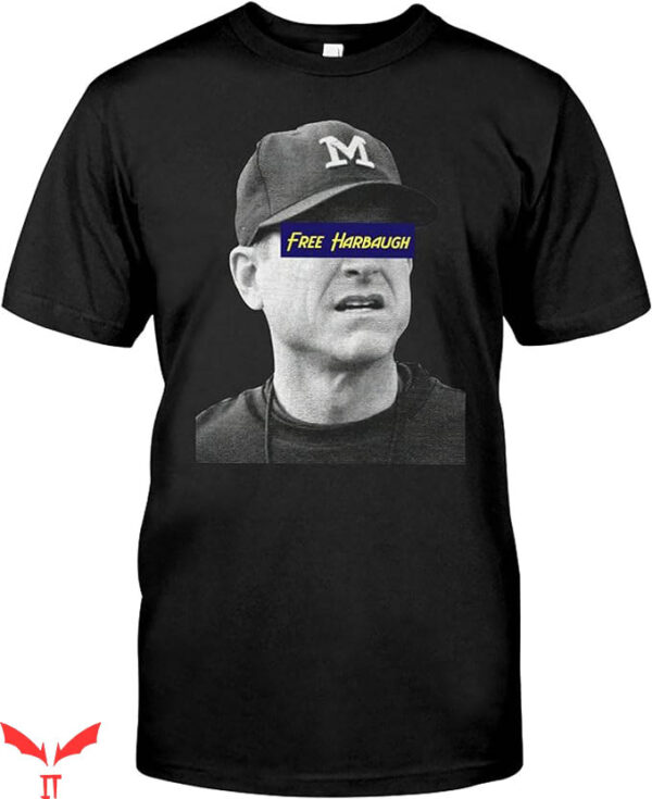 Jim Harbaugh T-Shirt Michigan Jim Harbaugh Free Shirt NFL
