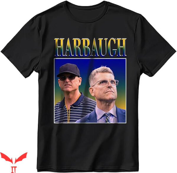 Jim Harbaugh T-Shirt Vintage 90s Jim Harbaugh NFL