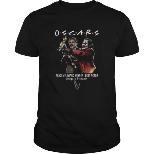 Joaquin Phoenix Joker Oscars 2020 Academy Award Winner Best Actor signature shirt