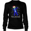 Joe Biden Dabbing Wearing A Mask Merry Christmas shirt