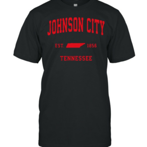 Johnson City Tennessee TN Est 1856 Vintage Sports T-Shirt
