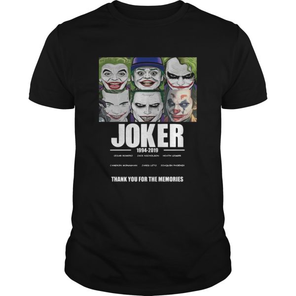 Joker 1994 2019 Thank You For The Memories Shirt