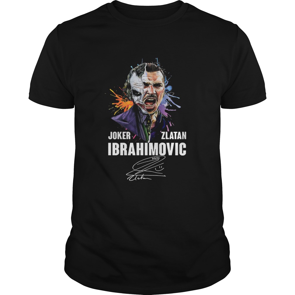 Joker Zlatan Ibrahimovic signature shirt Joker Zlatan Ibrahimovic signature shirt