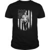 Joker walking on American Flag shirt