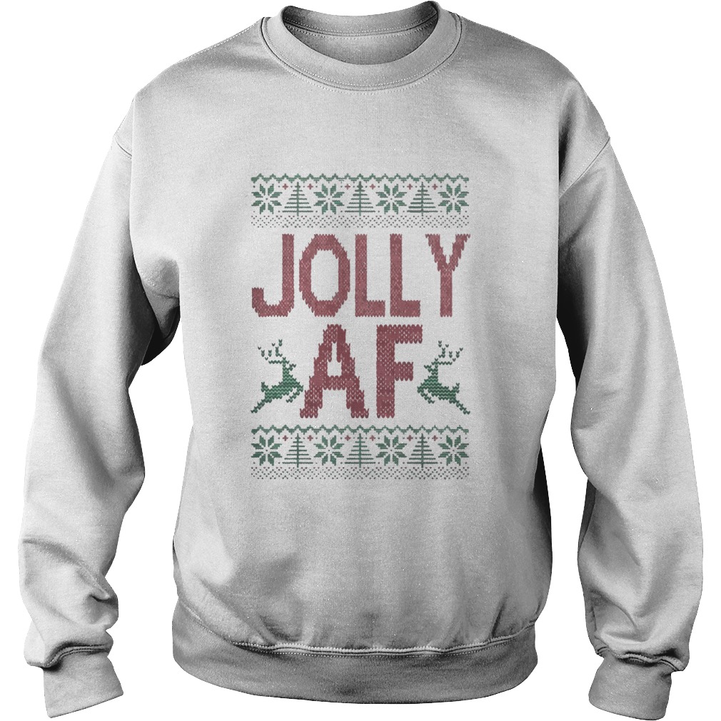 Jolly Af Ugly Christmas shirt Jolly Af Ugly Christmas shirt