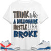 Jordan 3 Wizards T-Shirt Match Sneaker UNC Cement