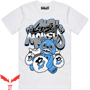 Jordan 5 UNC T-Shirt Jordan Retro 5 UNC Cash Money Baws