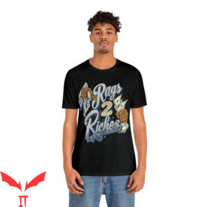 Jordan 5 UNC T-Shirt Rags To Riches To Match Photon Dust