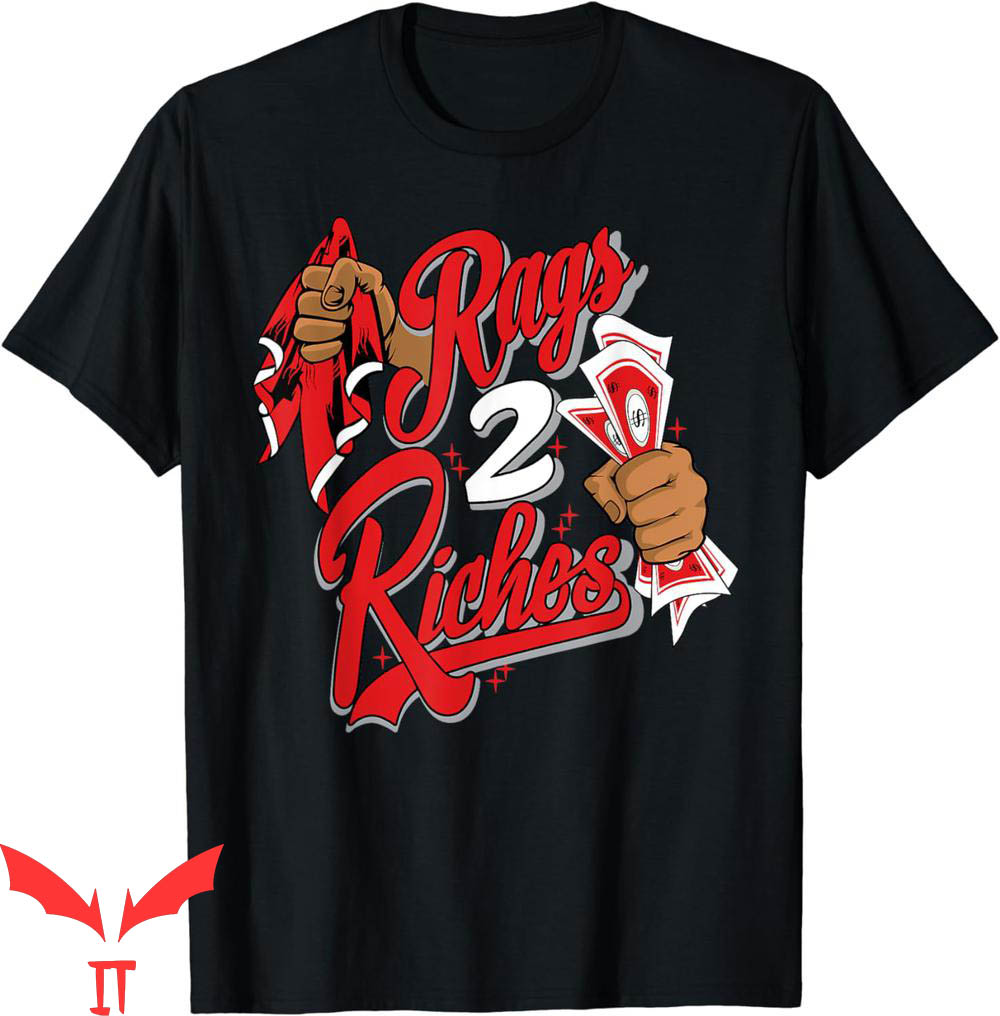 Jordan Thunder 4 T-Shirt Jd 4 Red Thunder Rags 2 Riches Jordan Thunder 4 T-Shirt Jd 4 Red Thunder Rags 2 Riches
