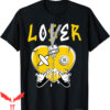 Jordan Thunder 4 T-Shirt Loser Lover Drip Heart Yellow