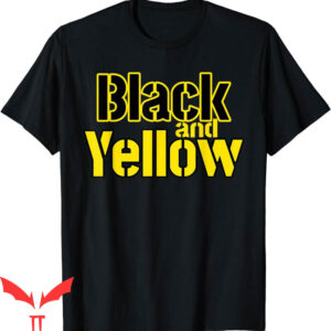 Jordan Thunder 4 T-Shirt Pittsburgh Black And Yellow