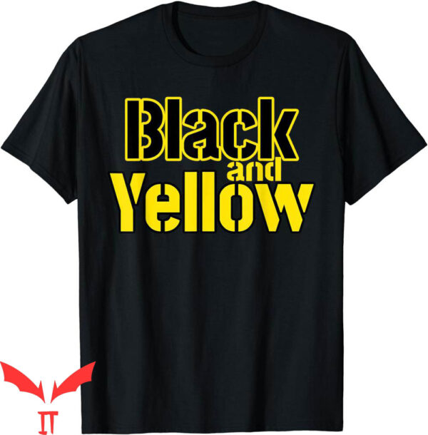 Jordan Thunder 4 T-Shirt Pittsburgh Black And Yellow