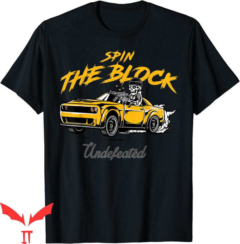 Jordan Thunder 4 T-Shirt Spin The Block Charcoal University Jordan Thunder 4 T-Shirt Spin The Block Charcoal University