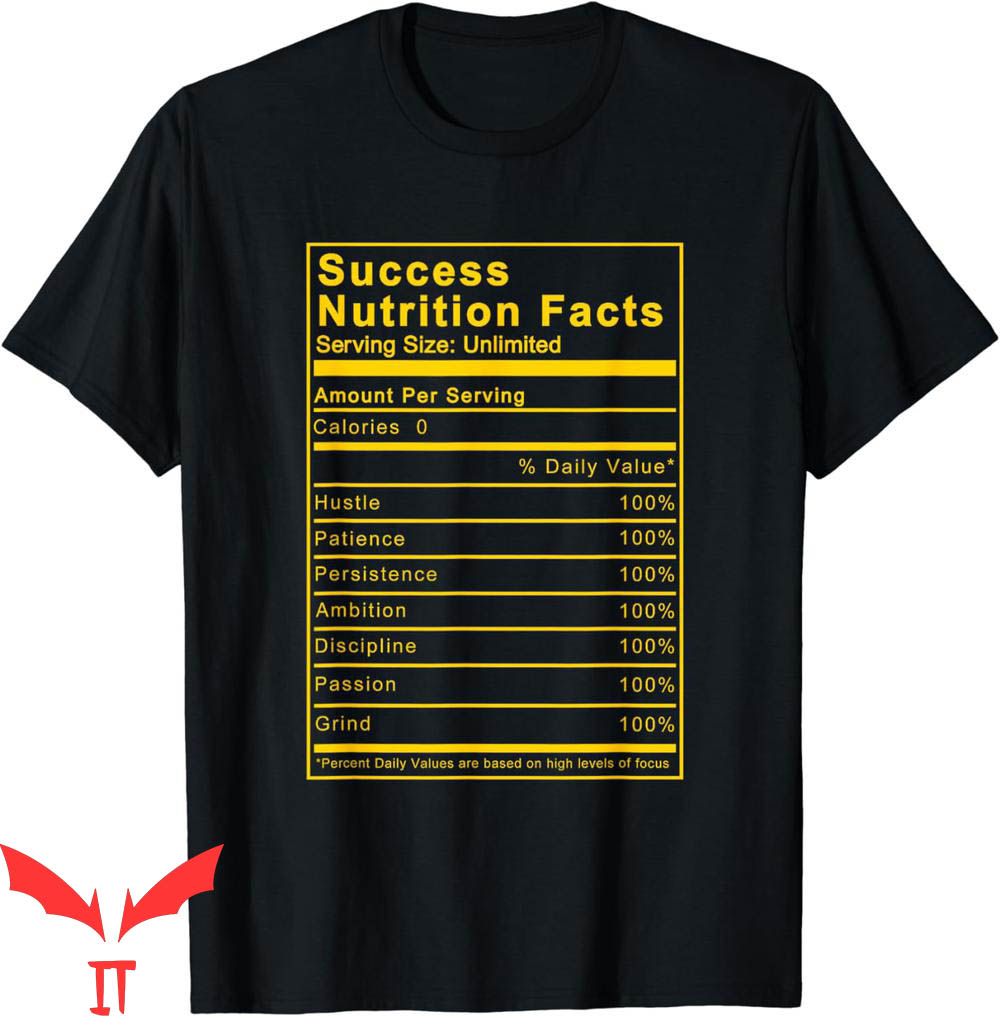 Jordan Thunder 4 T-Shirt Success Nutrition Facts Label Jordan Thunder 4 T-Shirt Success Nutrition Facts Label