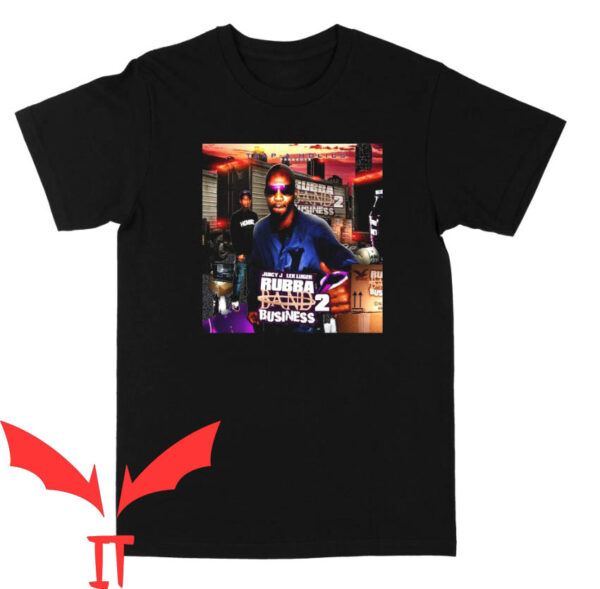 Juicy J Skull T-shirt Juicy J Rubbaband Business 2 T-shirt